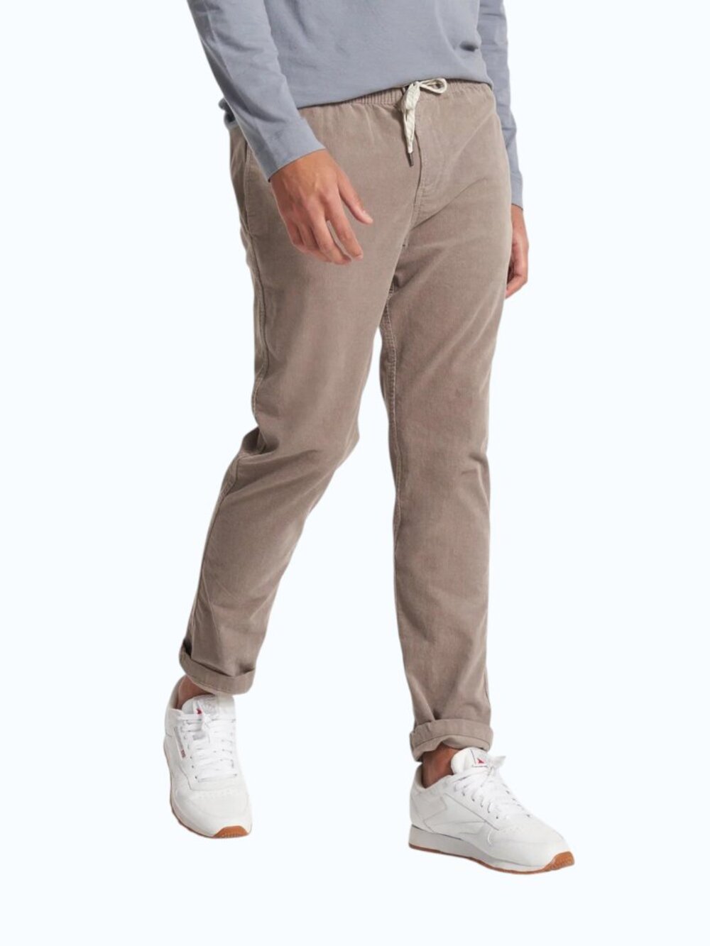 Vuori Optimist Corduroy Pants Men's M Walnut Beige Casual Preppy Academia Pullon